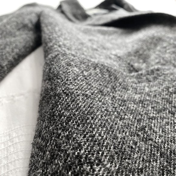 BY MALENE BIRGER STELLAR GREY WOOL BLEND SINGLE BREASTED MID-LENGHT BLAZER - Picture 8 of 12